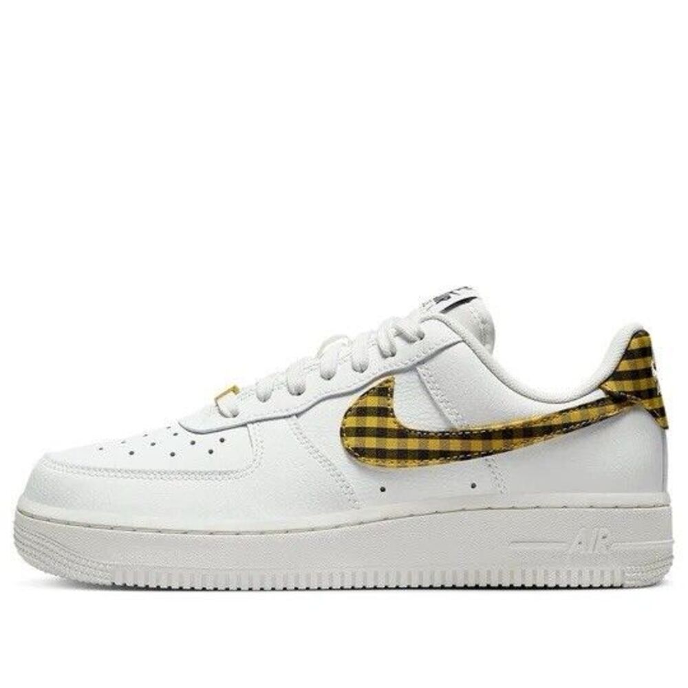 Size 6.5 Nike Air Force 1 Low Summit White Bronzine Black Womens DZ2784-102